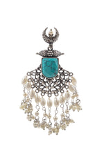 Load image into Gallery viewer, MOON DANGLER EARRINGS