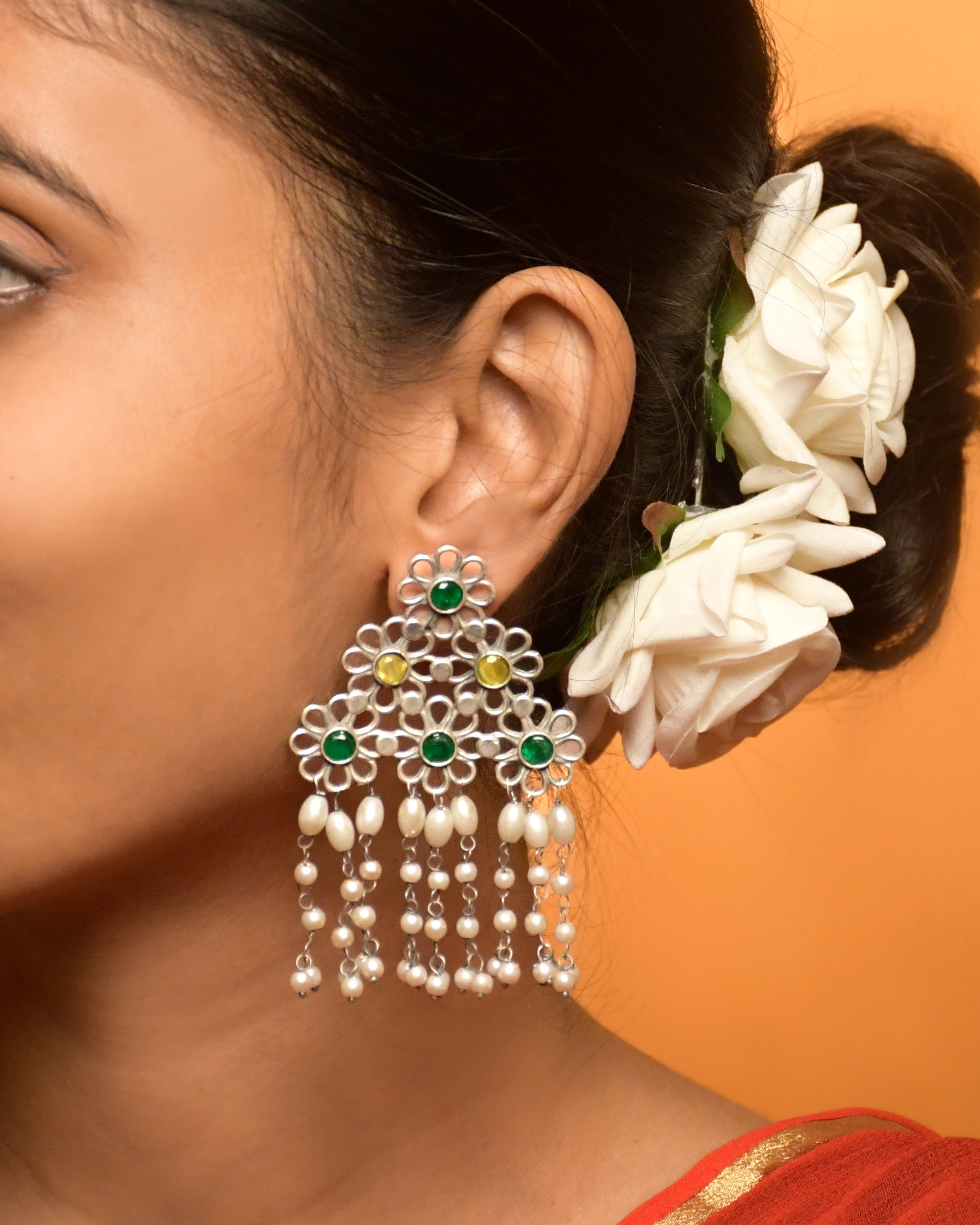 NITHYA OXIDISED DANGLER EARRINGS