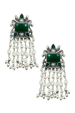 Load image into Gallery viewer, Vineeta Dangler Stone Earrings