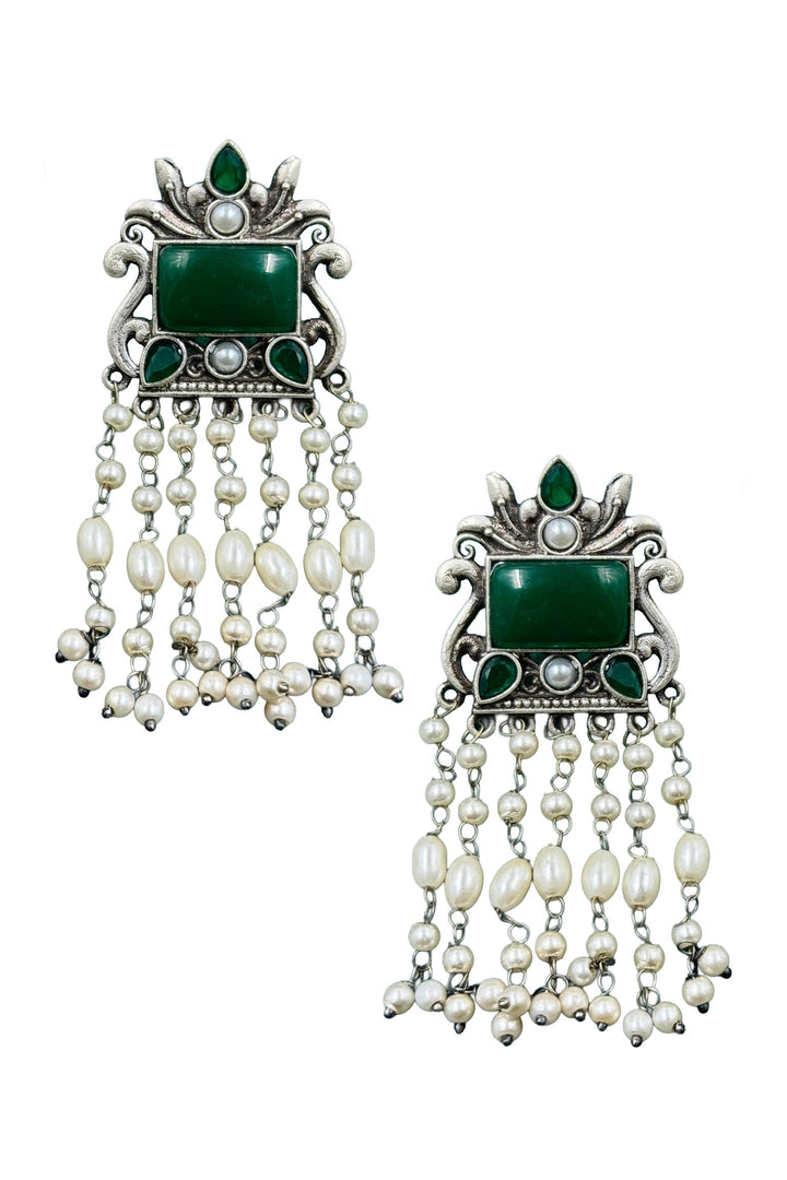 Vineeta Dangler Stone Earrings