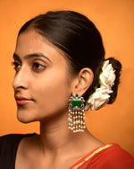 Load image into Gallery viewer, Vineeta Dangler Stone Earrings
