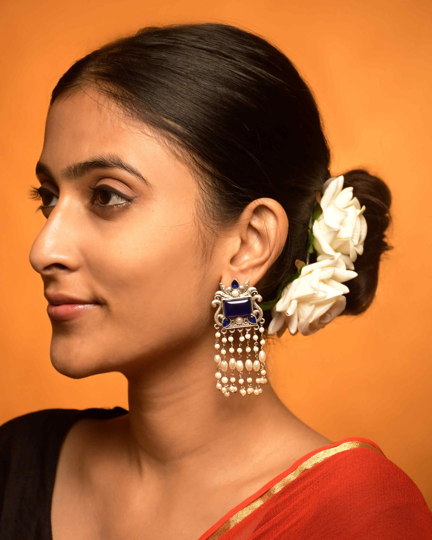 Vineeta Dangler Stone Earrings