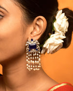 Load image into Gallery viewer, Vineeta Dangler Stone Earrings