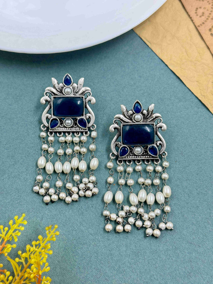 Vineeta Dangler Stone Earrings