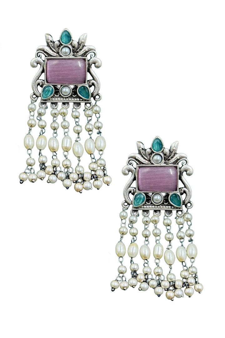 Vineeta Dangler Stone Earrings
