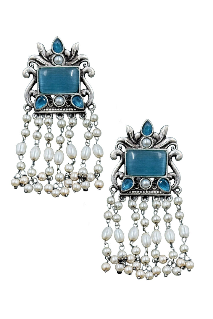 Vineeta Dangler Stone Earrings