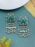 Load image into Gallery viewer, Vineeta Dangler Stone Earrings