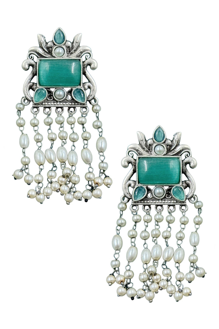 Vineeta Dangler Stone Earrings