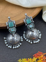 Load image into Gallery viewer, Prisha Dangler Stone Earrings