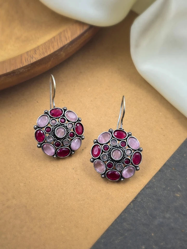 Freya Stud Stone Earrings