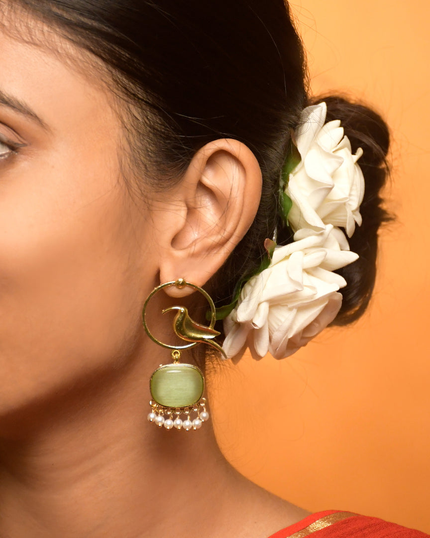 Parrot Golden Earrings