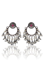 Load image into Gallery viewer, Pari Dangler Stone Earrings