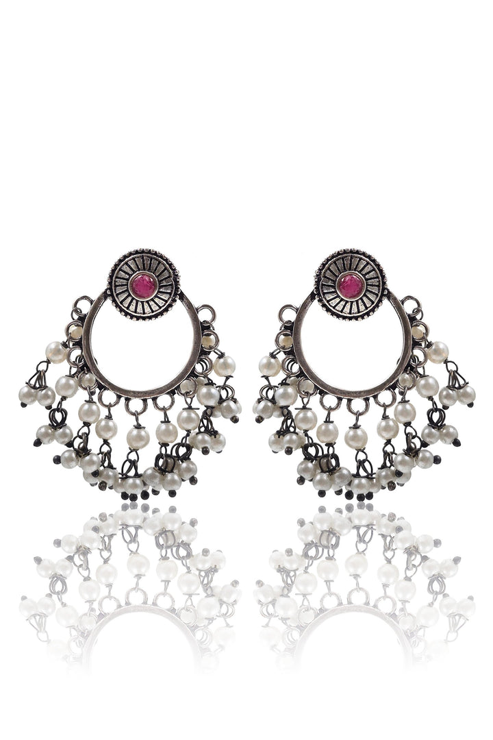 Pari Dangler Stone Earrings