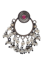Load image into Gallery viewer, Pari Dangler Stone Earrings