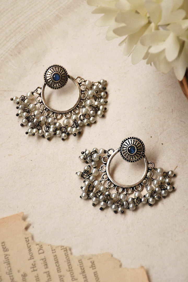 Pari Dangler Stone Earrings
