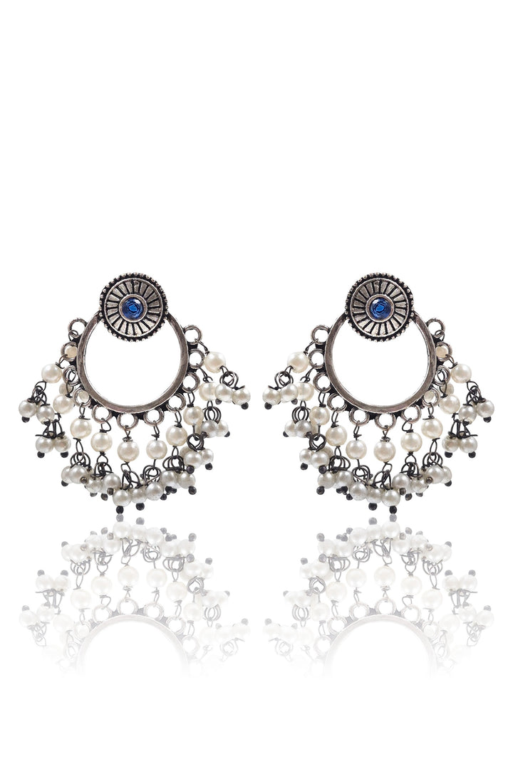 Pari Dangler Stone Earrings