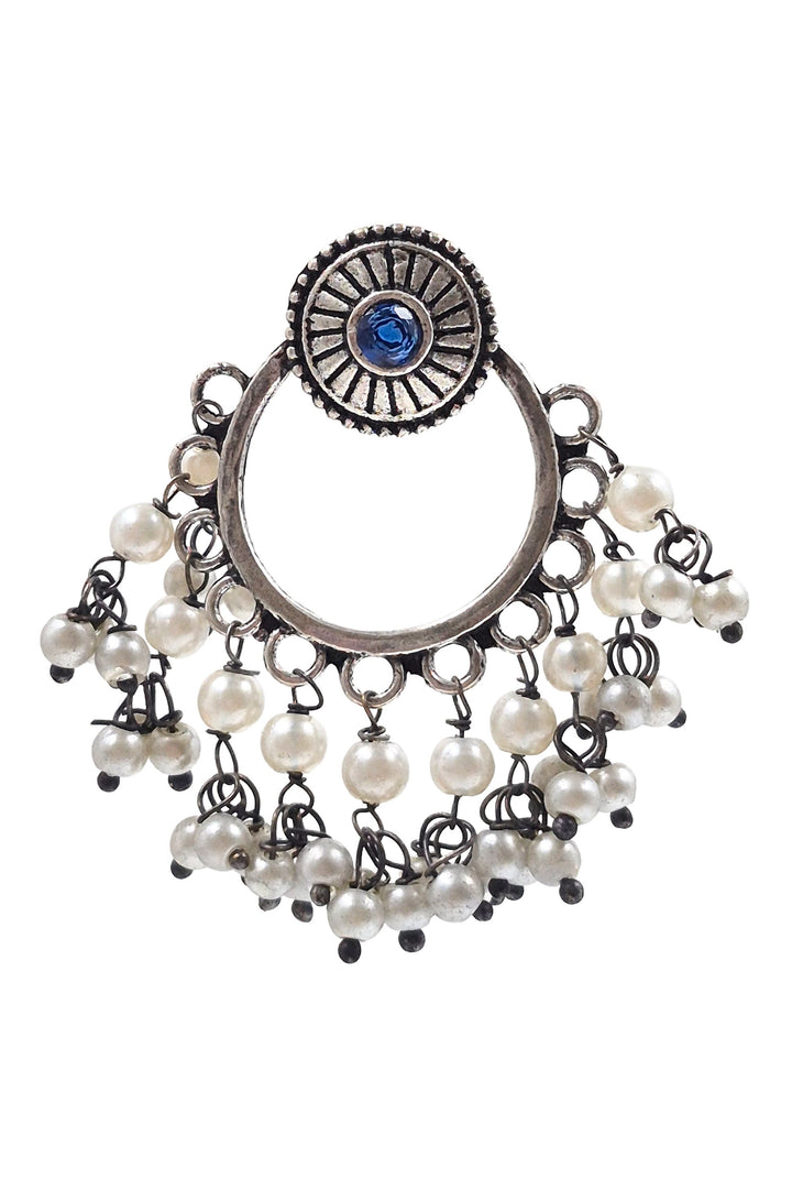 Pari Dangler Stone Earrings