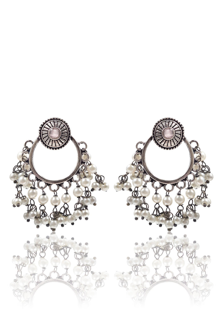 Pari Dangler Stone Earrings