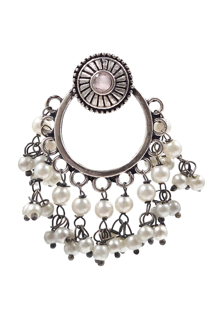 Pari Dangler Stone Earrings