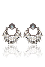 Load image into Gallery viewer, Pari Dangler Stone Earrings