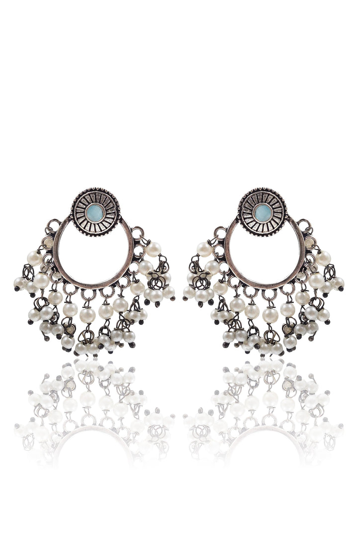 Pari Dangler Stone Earrings