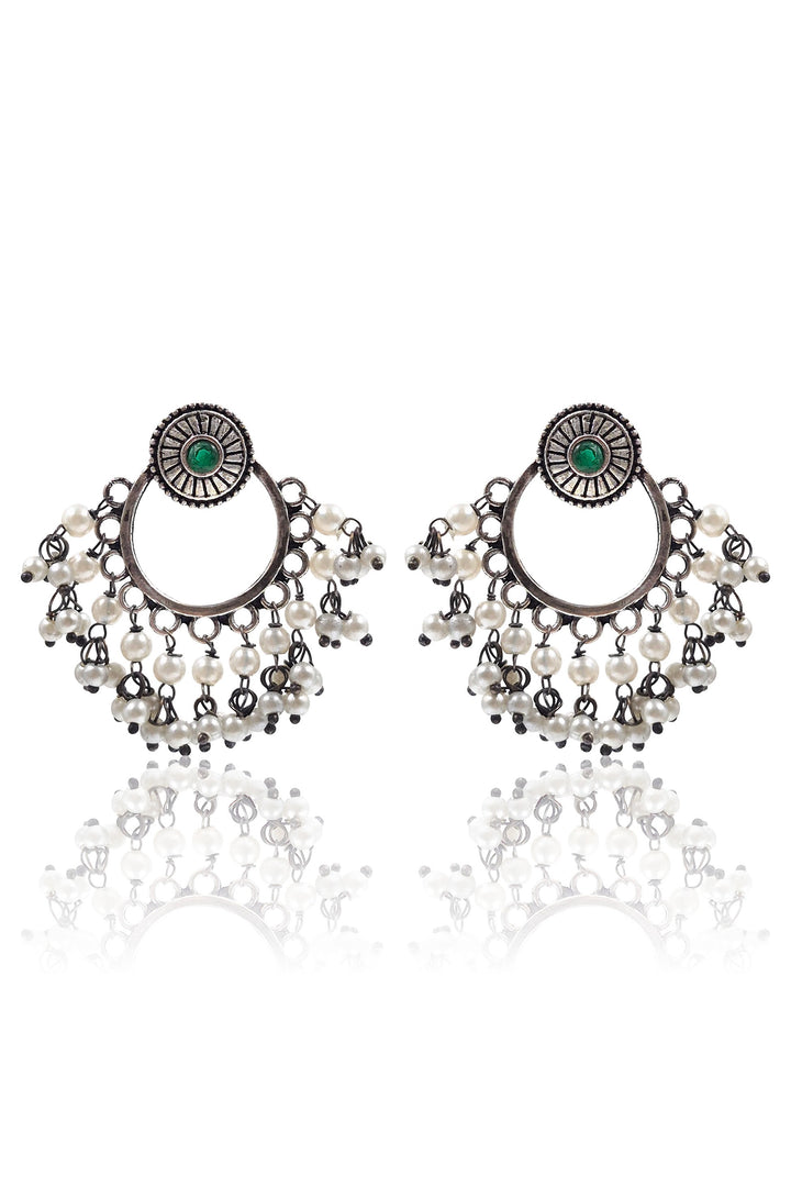 Pari Dangler Stone Earrings