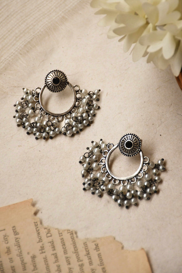 Pari Dangler Stone Earrings