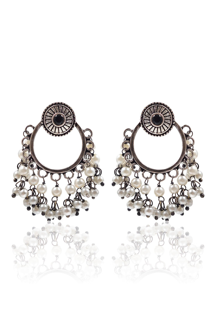 Pari Dangler Stone Earrings