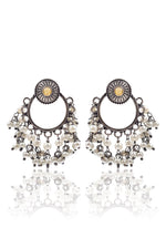 Load image into Gallery viewer, Pari Dangler Stone Earrings