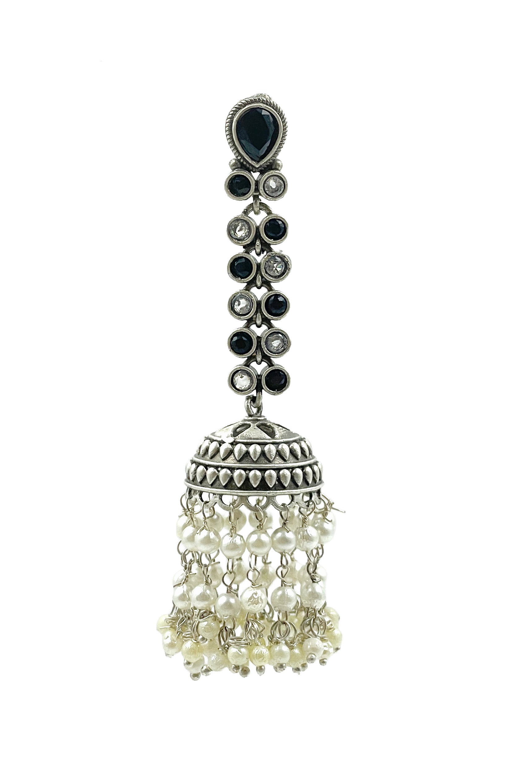 Sia Stone Jhumka Earrings