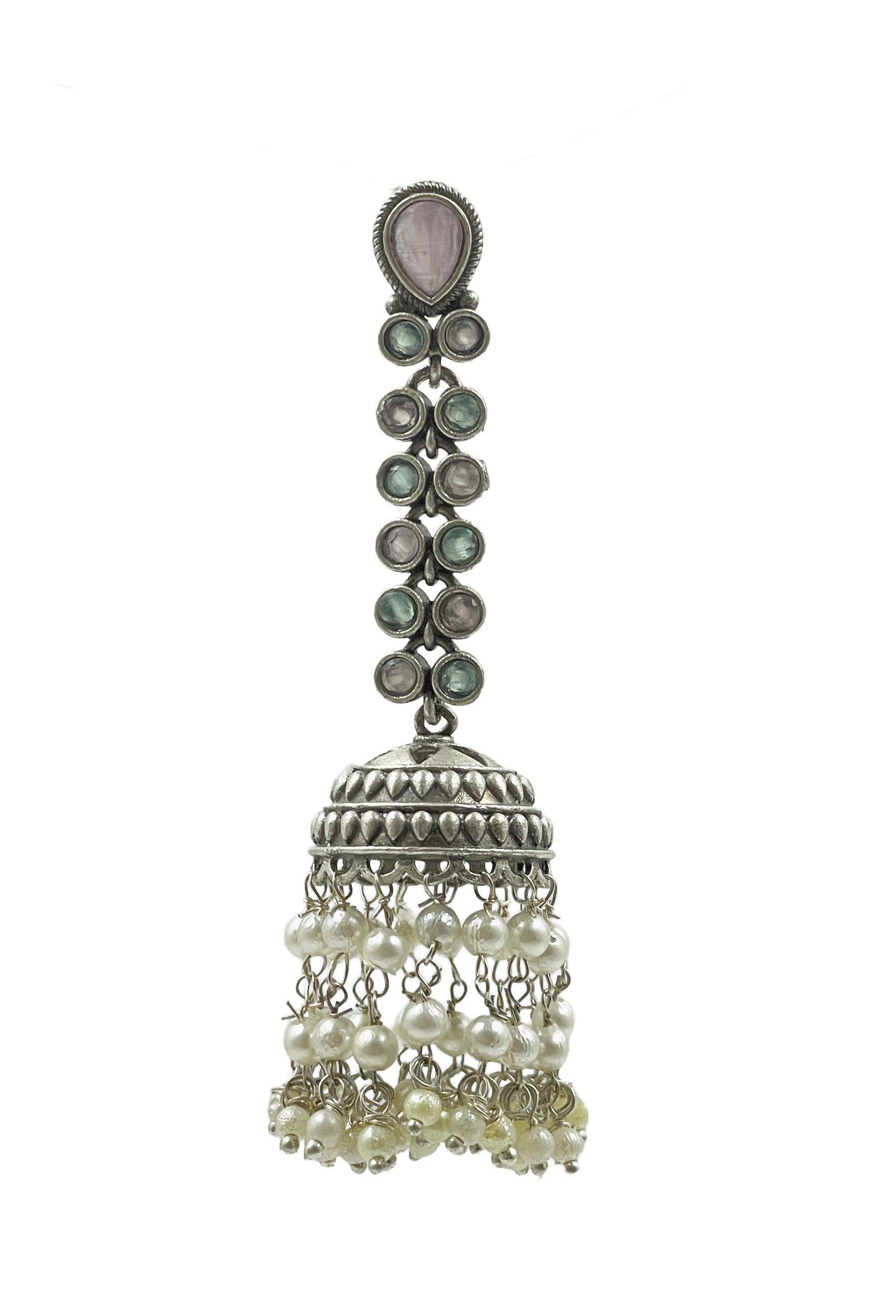 Sia Stone Jhumka Earrings