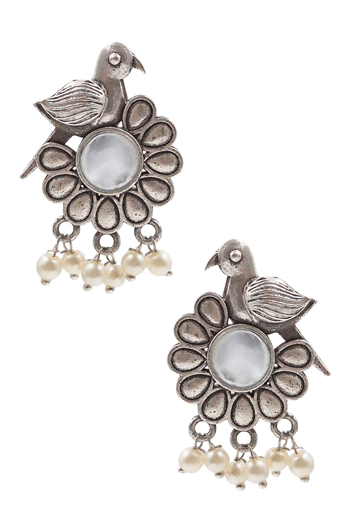 Sparrow Stud Stone Earrings
