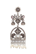 Load image into Gallery viewer, Peacock Charm Dangler Earrings