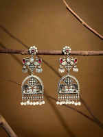 Load image into Gallery viewer, Peacock Charm Dangler Earrings