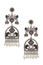 Load image into Gallery viewer, Peacock Charm Dangler Earrings