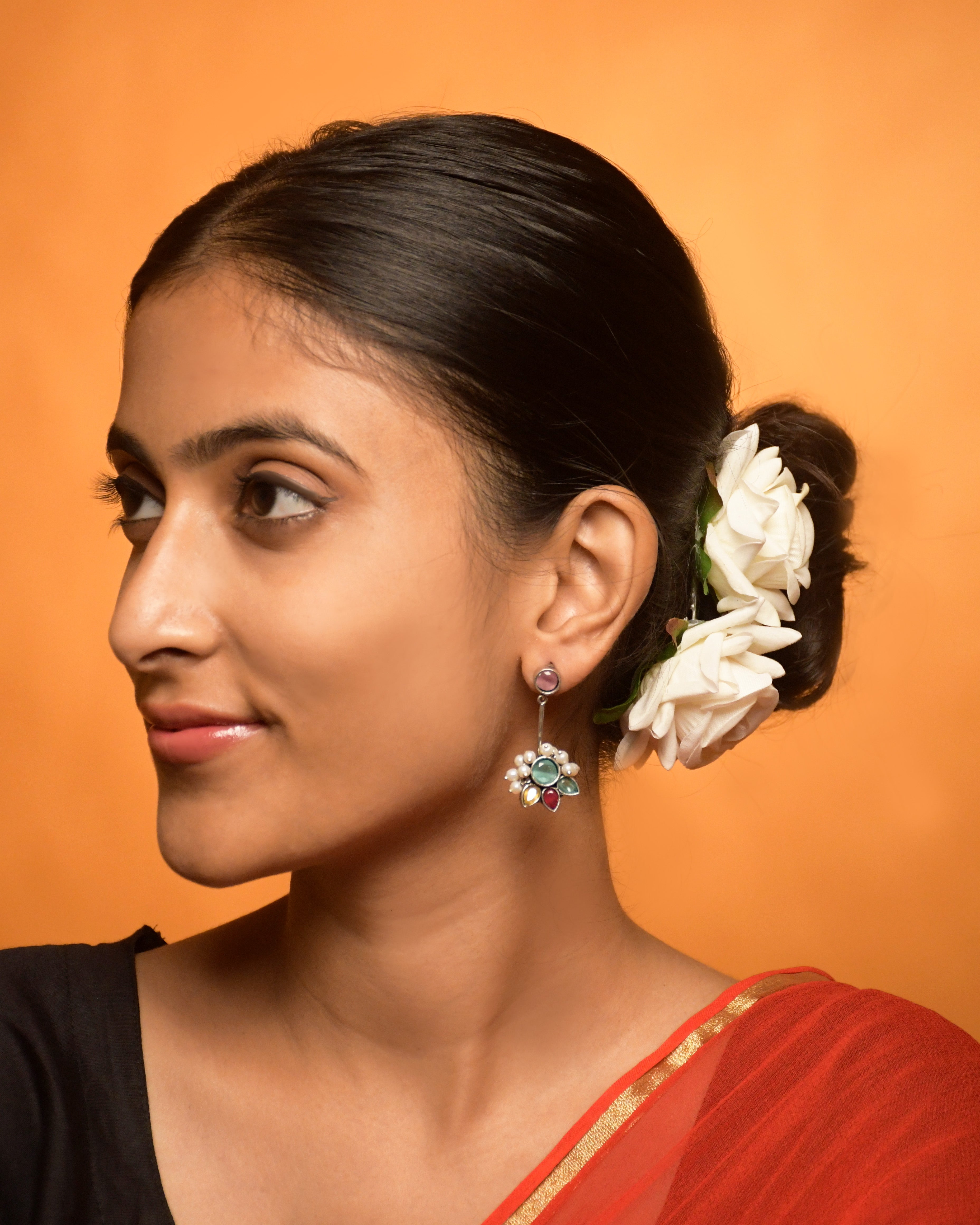 Maahi Oxidised Dangler Earrings