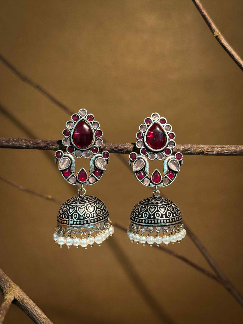 Zeenat Dangler Stone Earrings