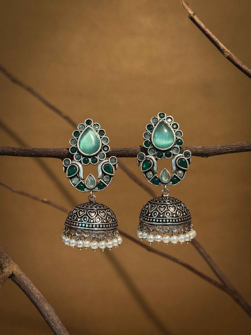 Zeenat Dangler Stone Earrings