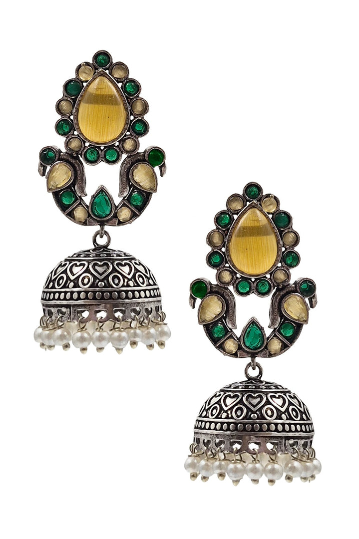 Zeenat Dangler Stone Earrings