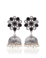 Load image into Gallery viewer, VIHANA JHUMKA EARRINGS