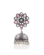 Load image into Gallery viewer, VIHANA JHUMKA EARRINGS