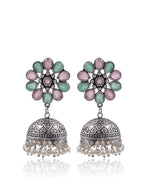Load image into Gallery viewer, VIHANA JHUMKA EARRINGS