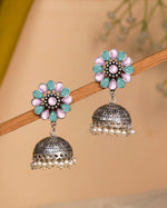Load image into Gallery viewer, VIHANA JHUMKA EARRINGS
