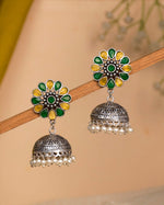 Load image into Gallery viewer, VIHANA JHUMKA EARRINGS