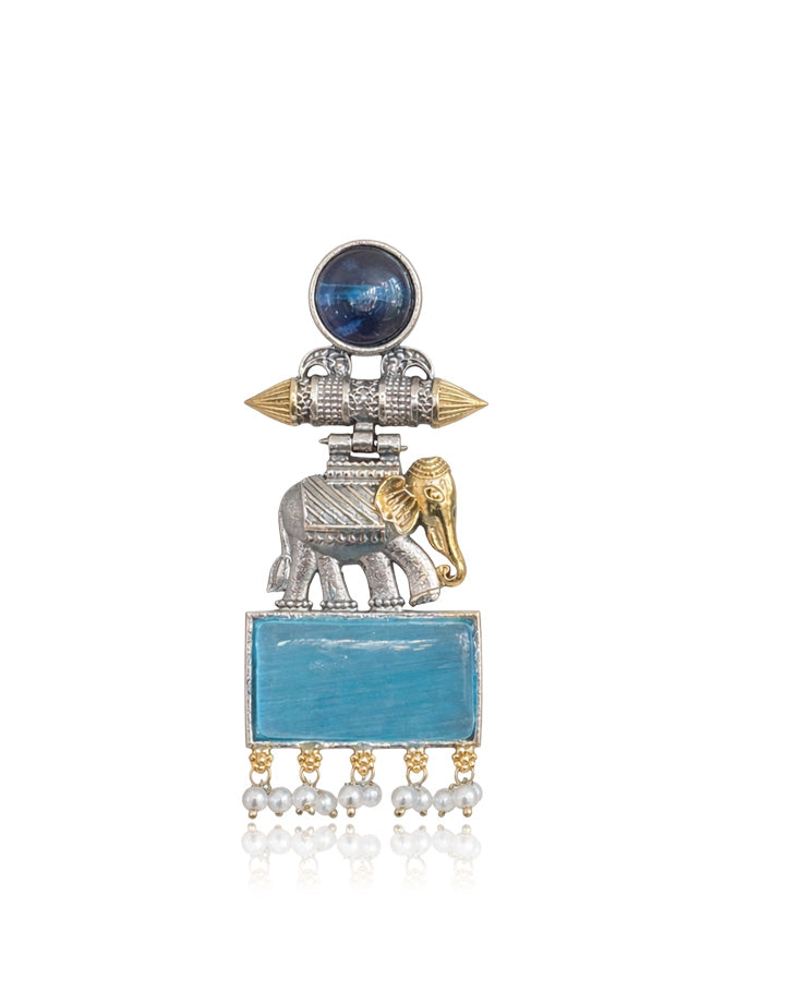 Anushka DualTone Dangler Earrings
