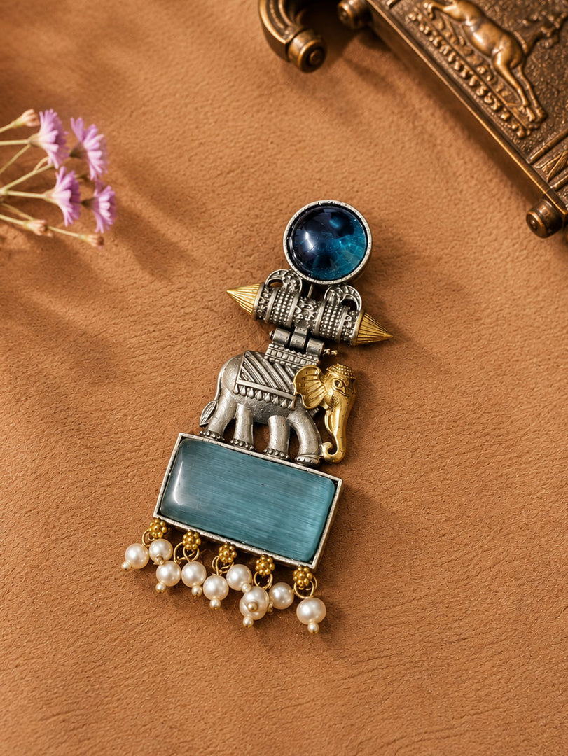 Anushka DualTone Dangler Earrings