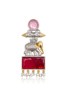 Load image into Gallery viewer, Anushka DualTone Dangler Earrings
