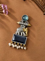 Load image into Gallery viewer, Anushka DualTone Dangler Earrings