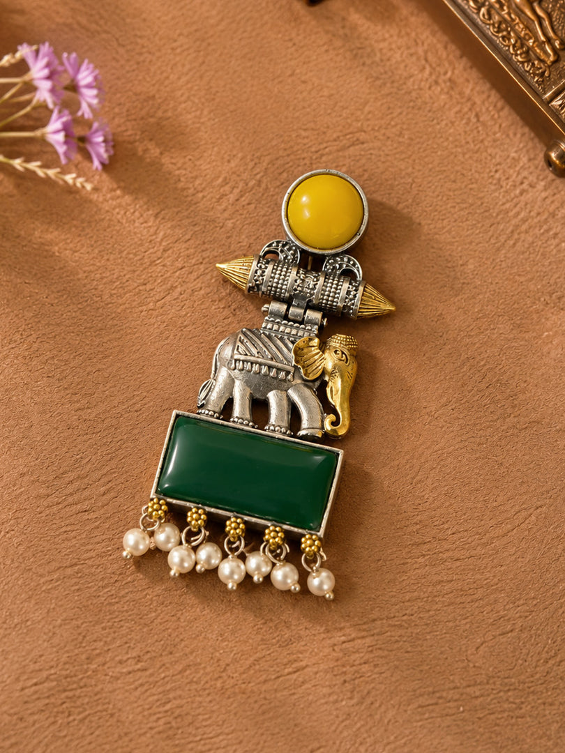 Anushka DualTone Dangler Earrings