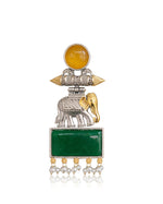 Load image into Gallery viewer, Anushka DualTone Dangler Earrings
